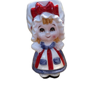 Vintage Lefton July 4th Betsy Ross Creamer Pitcher Figurine Mug Lefton sticker